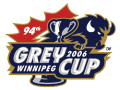 Grey Cup 2006 Primary Logo Print Decal