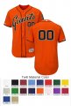 San Francisco Giants Custom Letter and Number Kits for Alternate Jersey Material Twill