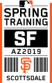 San Francisco Giants 2019 Event Logo 01 Iron On Transfer