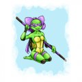 Ninja Turtle Logo 06 Iron On Transfer