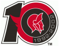Ottawa Senators 2001 02 Anniversary Logo Print Decal