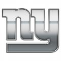 New York Giants Silver Logo Print Decal
