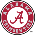 Alabama Crimson Tide 2004-Pres Primary Logo Print Decal