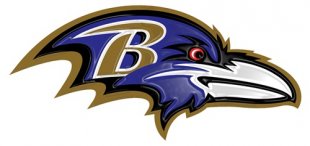 Baltimore Ravens Plastic Effect Logo Iron On Transfer