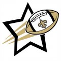 New Orleans Saints Football Goal Star logo Print Decal