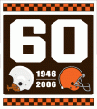 Cleveland Browns 2006 Anniversary Logo Print Decal