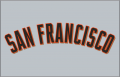 San Francisco Giants 2005-Pres Jersey Logo Print Decal