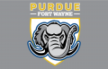 Purdue Fort Wayne Mastodons 2018-Pres Primary Dark Logo Print Decal