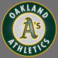Oakland Athletics Plastic Effect Logo Print Decal