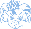 North Carolina Tar Heels 1954-1967 Alternate Logo Iron On Transfer