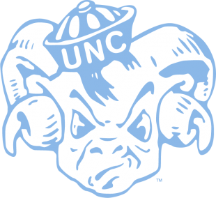 North Carolina Tar Heels 1954-1967 Alternate Logo Iron On Transfer