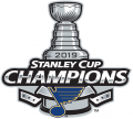 St. Louis Blues 2018 19 Champion Logo Print Decal