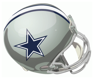 Dallas Cowboys 1967-1975 Helmet Logo Print Decal