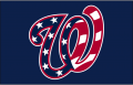 Washington Nationals 2017-2019 Cap Logo Print Decal