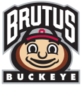 Ohio State Buckeyes 2013-Pres Mascot Logo Print Decal