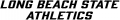 Long Beach State 49ers 2014-Pres Wordmark Logo 02 Print Decal