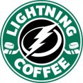 Tampa Bay Lightning Starbucks Coffee Logo Iron On Transfer