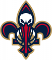 New Orleans Pelicans 2013-2014 Pres Secondary Logo 3 Print Decal