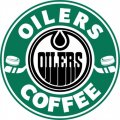 Edmonton Oilers Starbucks Coffee Logo Iron On Transfer