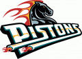 Detroit Pistons 1996-2000 Wordmark Logo 2 Print Decal