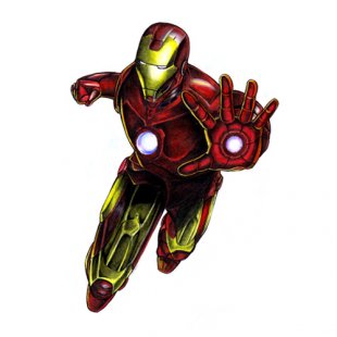 Iron Man Logo 02 Print Decal