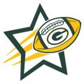 Green Bay Packers Football Goal Star logo Iron On Transfer