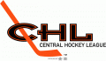 Central Hockey League 1992 93-1998 99 Primary Logo Print Decal