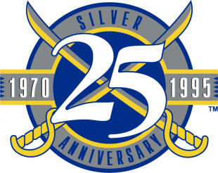 Buffalo Sabres 1994 95 Anniversary Logo Iron On Transfer