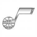 Utah Jazz Silver Logo Iron On Transfer