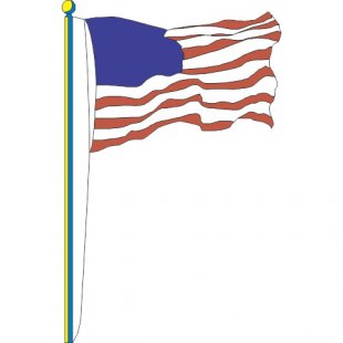 Flag Logo 08 Print Decal