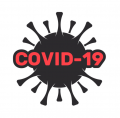 covid-19 logo 53 Iron On Transfer
