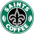 New Orleans Saints starbucks coffee logo Print Decal