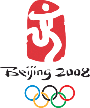 2008 Beijing Olympics 2008 Primary Logo Print Decal