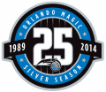 Orlando Magic 2013-2014 Anniversary Logo Print Decal