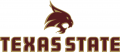 Texas State Bobcats 2008-Pres Secondary Logo Print Decal