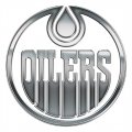 Edmonton Oilers Silver Logo Print Decal