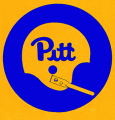 Pittsburgh Panthers 1981-1988 Alternate Logo Print Decal