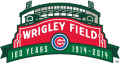 Chicago Cubs 2014 Anniversary Logo Print Decal