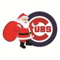 Chicago Cubs Santa Claus Logo Iron On Transfer