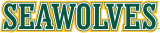 Alaska Anchorage Seawolves 2004-Pres Wordmark Logo 07 Print Decal