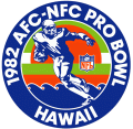 Pro Bowl 1982 Logo Print Decal