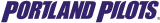 Portland Pilots 2014-Pres Wordmark Logo 01 Iron On Transfer