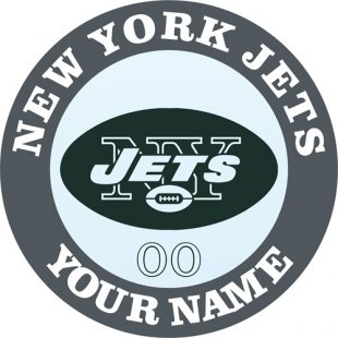 New York Jets Customized Logo Iron On Transfer