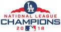 Los Angeles Dodgers 2018 Champion Logo Print Decal