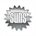 Phoenix Suns Silver Logo Iron On Transfer