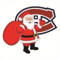 Montreal Canadiens Santa Claus Logo Print Decal