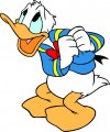 Donald Duck Logo 13 Iron On Transfer