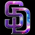 Galaxy San Diego Padres Logo Iron On Transfer