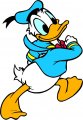 Donald Duck Logo 39 Iron On Transfer