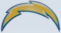 San Diego Chargers Plastic Effect Logo Print Decal